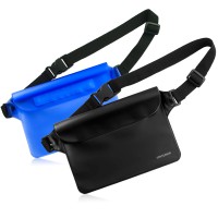 Waterproof Pouch 2 Pack with Waist Strap